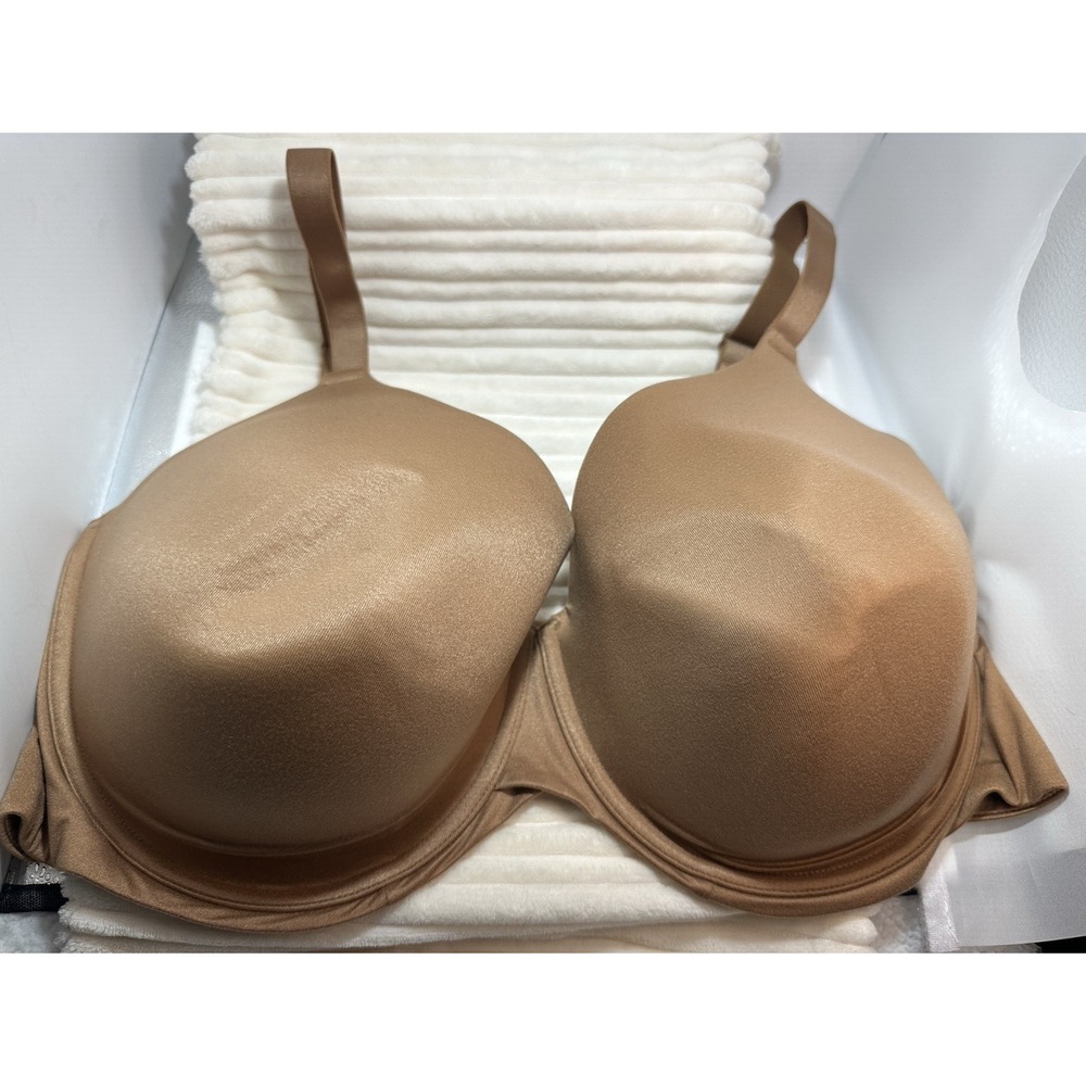 Auden Bra Underwired Full Coverage Back Closure -Light Brown- Size 46DD NWT